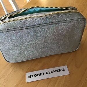 Stoney Clover Lane Silver Small Pouch from Diner Collection